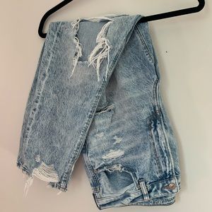 American Eagle mom jeans.